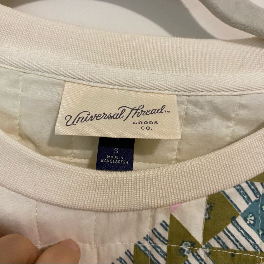 Universal Thread Quilted Pullover Crewneck Size S… - image 4